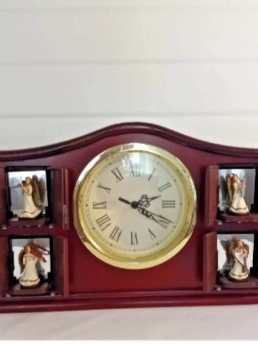 Mr. Christmas Gold Label Symphony Surprise Angel Orchestra Mantel Clock Video